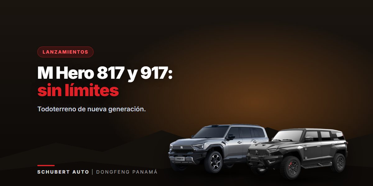 M Hero 817 y 917: así es el todoterreno de nueva generación
