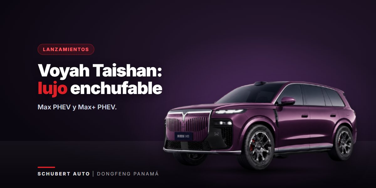 Voyah Taishan PHEV: lujo, espacio y eficiencia en una sola SUV